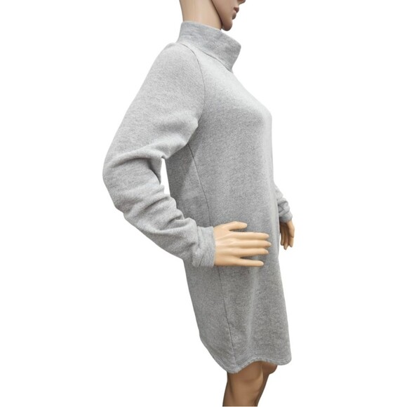 Reformation The Cory Mini Sweatshirt Dress in Gray - Picture 3 of 6